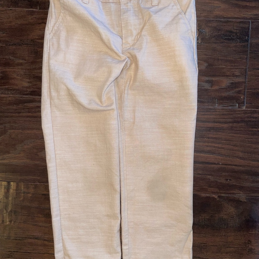 Kids Beige Dress Pants